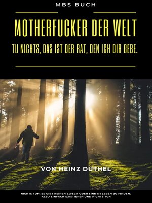 cover image of Motherfucker der Welt